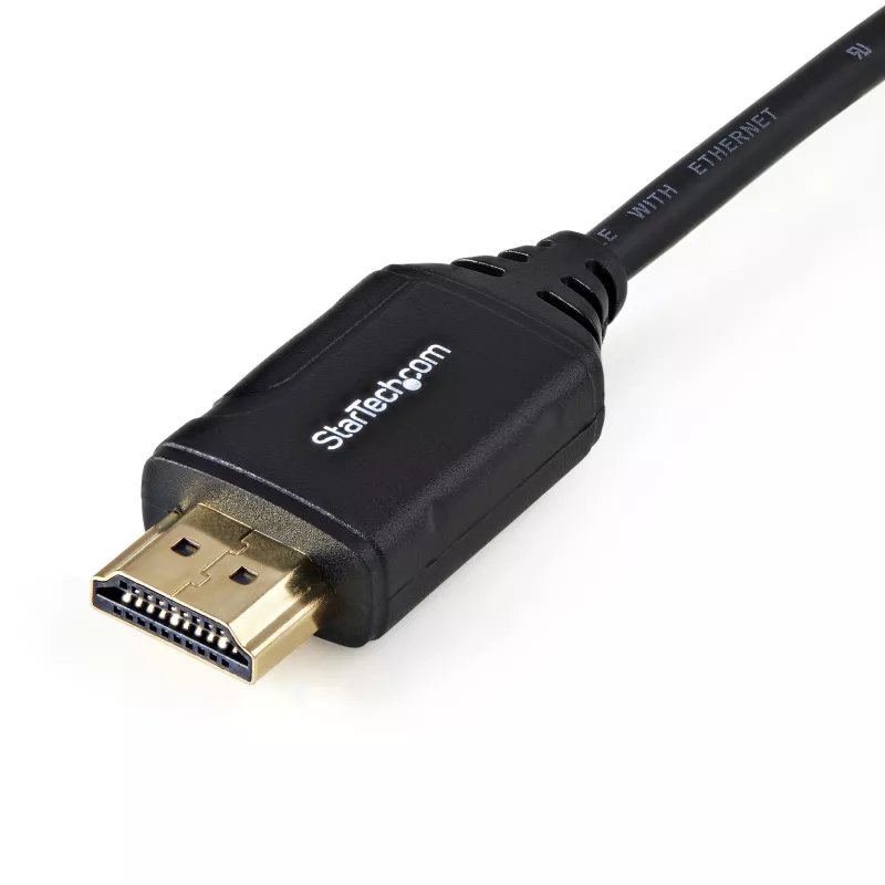 StarTech.com 50 cm Premium-zertifiziertes HDMI 2.0 Kabel mit Ethernet - High Speed Ultra HD 4K 60Hz HDMI Kabel HDR10 - HDMI-Kabel (Stecker/Stecker) - Für UHD-Monitore, Fernseher, Displays