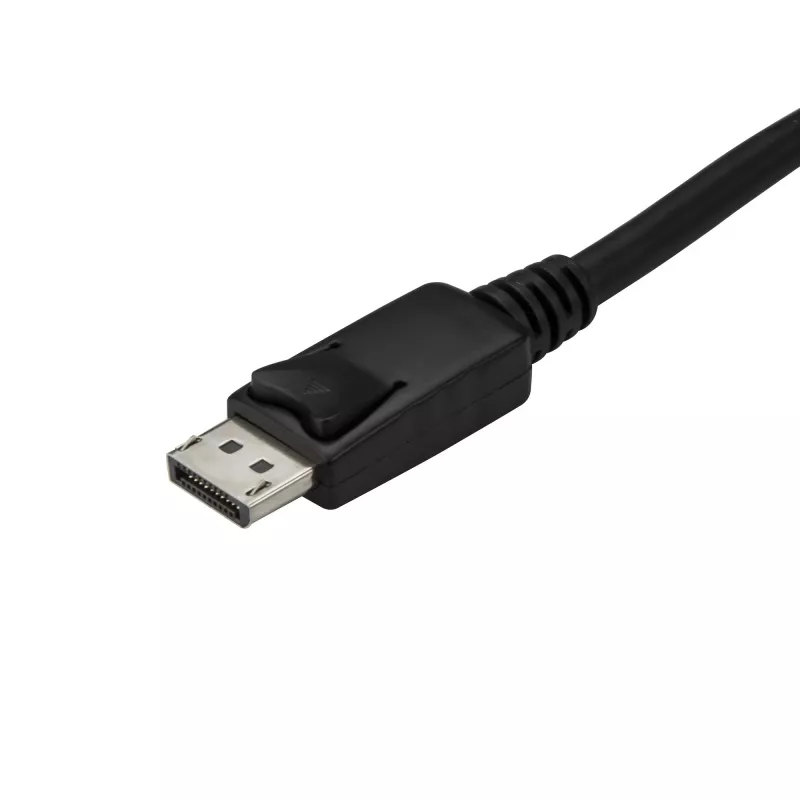 StarTech.com 2,9 m (9,8 ft.) USB-C auf DisplayPort 1.2 Kabel 4K 60Hz – USB-C auf DisplayPort Adapterkabel – HBR2 USB Typ-C DP Alt Mode auf DP Monitor Videokabel – Funktioniert mit Thunderbolt 3 – Schwarz