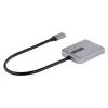 StarTech.com USB-C zu Dual DisplayPort 1.4 Adapter, USB Type-C Multi-Monitor MST Hub, Dual 5K 60Hz DP Laptop Display Extender / Splitter, HDR, Extra langes integriertes Kabel – nur Windows