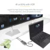 StarTech.com USB-C zu Dual DisplayPort 1.4 Adapter, USB Type-C Multi-Monitor MST Hub, Dual 5K 60Hz DP Laptop Display Extender / Splitter, HDR, Extra langes integriertes Kabel – nur Windows
