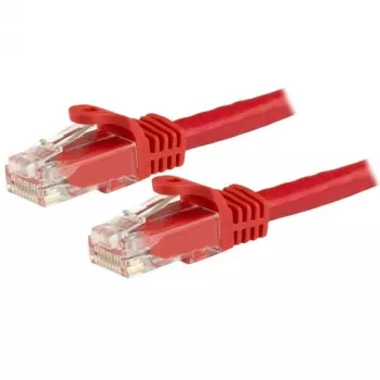 StarTech.com 5m CAT6 Ethernet-Kabel - Rot CAT 6 Gigabit Ethernet-Kabel - 250MHz 100W PoE RJ45 UTP Netzwerk-/Patchkabel mit Knickschutz, Zugentlastung, einzeln geprüft
