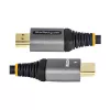 StarTech.com 50 cm HDMI 2.1 Kabel 8K – Zertifiziertes Ultra High Speed HDMI Kabel 48 Gbit/s – 8K 60 Hz/4K 120 Hz HDR10+ eARC – Ultra HD 8K HDMI Kabel – Monitor/TV/Display – Flexibler TPE-Mantel