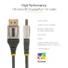 StarTech.com 13ft (4m) VESA-zertifiziertes DisplayPort 1.4 Kabel – 8K 60Hz HDR10 – Ultra HD 4K 120Hz Video – DP 1.4 Kabel/Kordel – für Monitore/Displays – DisplayPort-auf-DisplayPort-Kabel – M/M