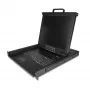 StarTech.com Rackmount KVM Console - Single Port VGA KVM mit 17-Zoll-LCD-Monitor für Server-Rack - Voll ausgestattete universelle 1U LCD KVM Drawer mit Kabeln & Hardware - USB-Unterstützung - 50.000 MTBF