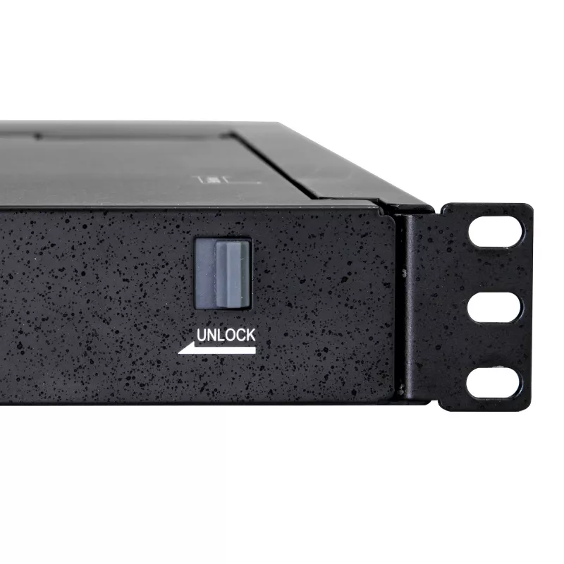 StarTech.com Rackmount KVM Console - Single Port VGA KVM mit 17-Zoll-LCD-Monitor für Server-Rack - Voll ausgestattete universelle 1U LCD KVM Drawer mit Kabeln & Hardware - USB-Unterstützung - 50.000 MTBF