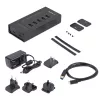 StarTech.com 7 Port USB C Hub - USB Type-C zu 2x USB-C/5x USB-A - Kommerzieller Metall USB 3.0 Hub - SuperSpeed USB 3.2 Gen 1 (5 Gbit/s) - Selbstversorgt - BC 1.2 Schnellladung - Montierbar/Robust