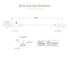 StarTech.com 3ft (1m) UK Laptop-Netzkabel, BS 1363 auf C5 (Kleeblatt), 2,5A 250V, 18AWG, UK Laptop-Ersatzkabel, Drucker-Netzkabel, Laptop-Ladekabel, Laptop-Netzteilkabel