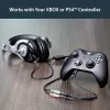 StarTech.com Headset-Adapter für Headsets mit getrennten Kopfhörer-/Mikrofonsteckern – 3,5 mm 4-polig auf 2x 3-polig 3,5 mm Stecker/Buchse