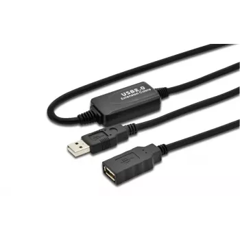 Microconnect USBAAF15A USB-Kabel USB 2.0 15 m USB A Schwarz