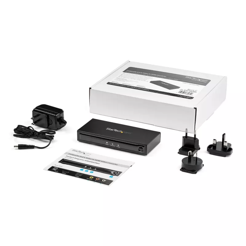 StarTech.com S-Video- oder Composite-auf-HDMI-Konverter mit Audio – 720p – NTSC und PAL