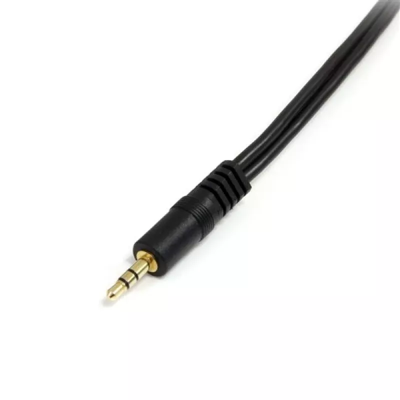 StarTech.com 15 cm Stereo-Splitterkabel – 3,5 mm Stecker auf 2x 3,5 mm Buchse