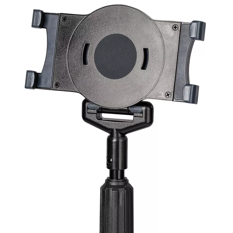 StarTech.com Mobiler Tablet-Ständer mit abschließbaren Rollen – höhenverstellbarer Wagen – universeller rollender Bodenständer für Tablets von 7 bis 11 Zoll, tragbarer Tablet-Ständer mit abnehmbarer Tablet-Halterung