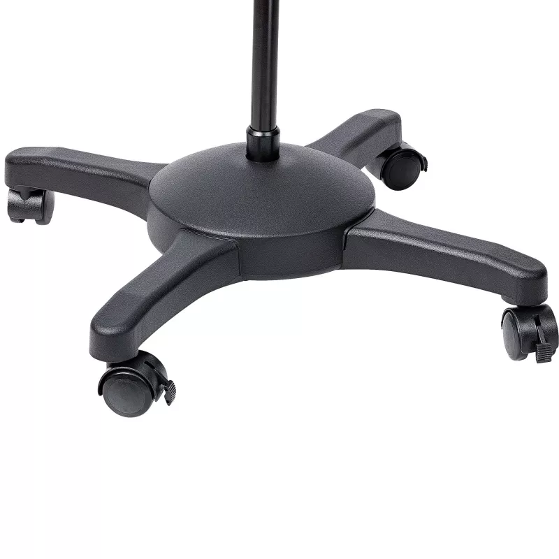 StarTech.com Mobiler Tablet-Ständer mit abschließbaren Rollen – höhenverstellbarer Wagen – universeller rollender Bodenständer für Tablets von 7 bis 11 Zoll, tragbarer Tablet-Ständer mit abnehmbarer Tablet-Halterung