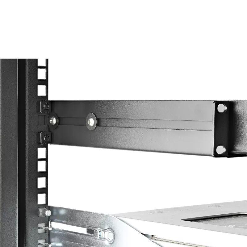 StarTech.com 1HE 19 Zoll Server-Rack-Schienen – 24-36 Zoll einstellbare Tiefe – Universelle 4-Pfosten-Rack-Montageschienen – Netzwerk-Equipment/Server/USV-Montageschienen-Set HPE ProLiant Dell PowerEdge