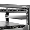 StarTech.com 1HE 19 Zoll Server-Rack-Schienen – 24-36 Zoll einstellbare Tiefe – Universelle 4-Pfosten-Rack-Montageschienen – Netzwerk-Equipment/Server/USV-Montageschienen-Set HPE ProLiant Dell PowerEdge