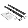 StarTech.com 1HE 19 Zoll Server-Rack-Schienen – 24-36 Zoll einstellbare Tiefe – Universelle 4-Pfosten-Rack-Montageschienen – Netzwerk-Equipment/Server/USV-Montageschienen-Set HPE ProLiant Dell PowerEdge