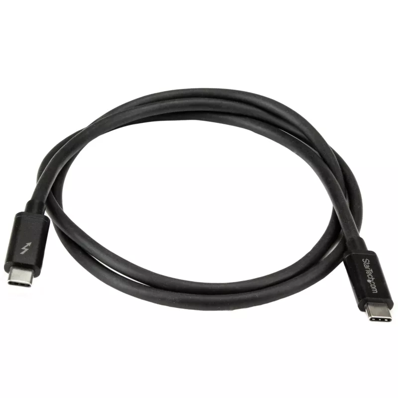 StarTech.com 1m Thunderbolt 3 (20Gbps) USB-C-Kabel – Thunderbolt, USB und DisplayPort kompatibel