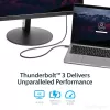 StarTech.com 1m Thunderbolt 3 (20Gbps) USB-C-Kabel – Thunderbolt, USB und DisplayPort kompatibel