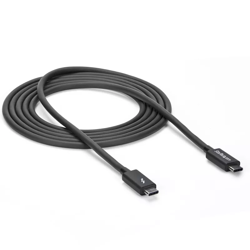 StarTech.com 2m Thunderbolt 3 (20Gbit/s) USB-C-Kabel – kompatibel mit Thunderbolt, USB und DisplayPort