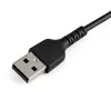 StarTech.com 15 cm langlebiges schwarzes USB-A-auf-Lightning-Kabel – robustes Aramidfaser-USB-Typ-A-auf-Lightning-Lade-/Sync-Netzkabel – Apple MFi-zertifiziert für iPad/iPhone 12