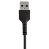 StarTech.com 15 cm langlebiges schwarzes USB-A-auf-Lightning-Kabel – robustes Aramidfaser-USB-Typ-A-auf-Lightning-Lade-/Sync-Netzkabel – Apple MFi-zertifiziert für iPad/iPhone 12