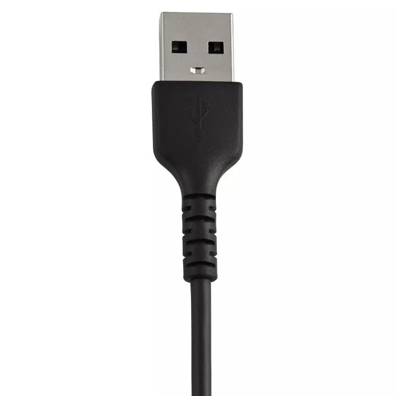StarTech.com 15 cm langlebiges schwarzes USB-A-auf-Lightning-Kabel – robustes Aramidfaser-USB-Typ-A-auf-Lightning-Lade-/Sync-Netzkabel – Apple MFi-zertifiziert für iPad/iPhone 12