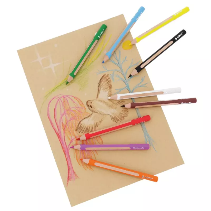 Aquarellstift Pelikan griffix Mehrfarbig 10 Stk.