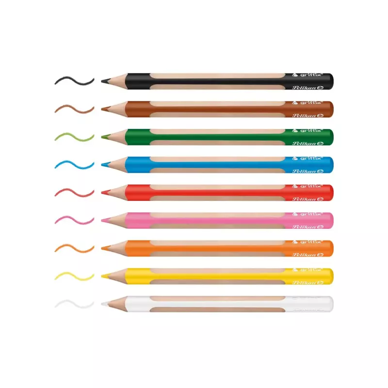 Aquarellstift Pelikan griffix Mehrfarbig 10 Stk.