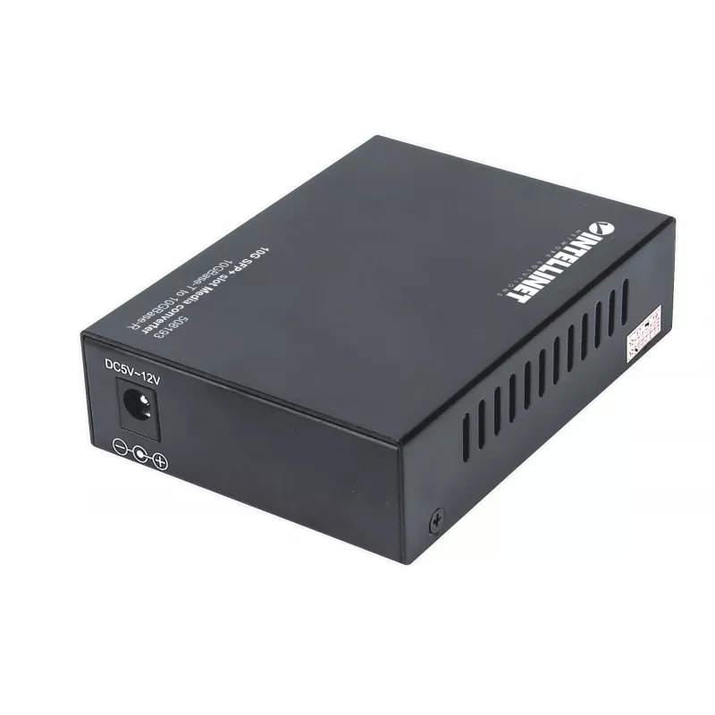 Intellinet 10GBase-T zu 10GBase-R Medienkonverter, 1 x 10 GB SFP+ Slot, 1 x 10GB RJ45 Port