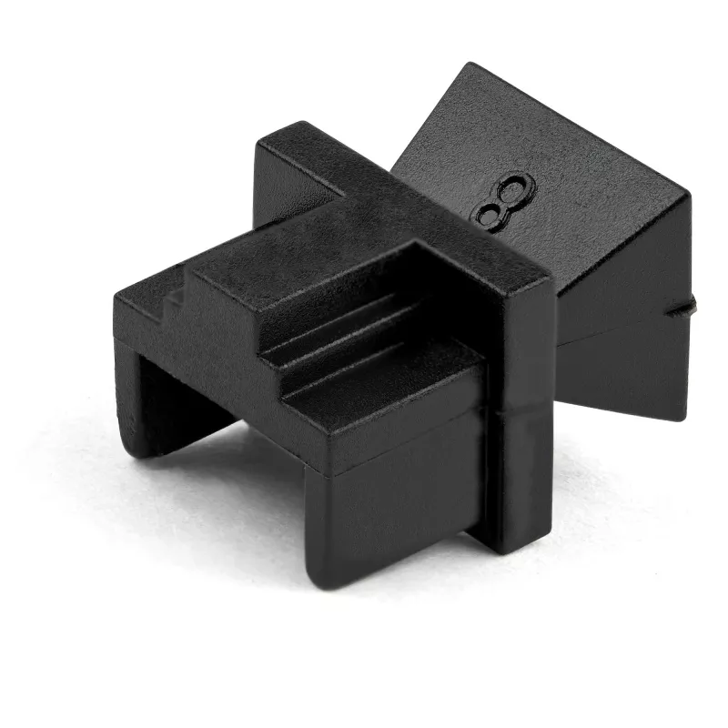 StarTech.com 100er-Pack RJ45-Staubschutzkappen – wiederverwendbare RJ45-Blindstopfen/Staubkappen – Ethernet/LAN-Port-Schutz/Blocker – einrastende RJ45-Buchsen-Schutzhülle für Hubs, Switches, Router