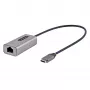 StarTech.com USB-C-zu-Ethernet-Adapter, USB 3.0 zu Gigabit Ethernet Netzwerkadapter – 10/100/1000 Mbit/s, USB-C-zu-RJ45-Ethernet-Adapter (GbE), 30 cm festes Kabel, treiberlose Installation