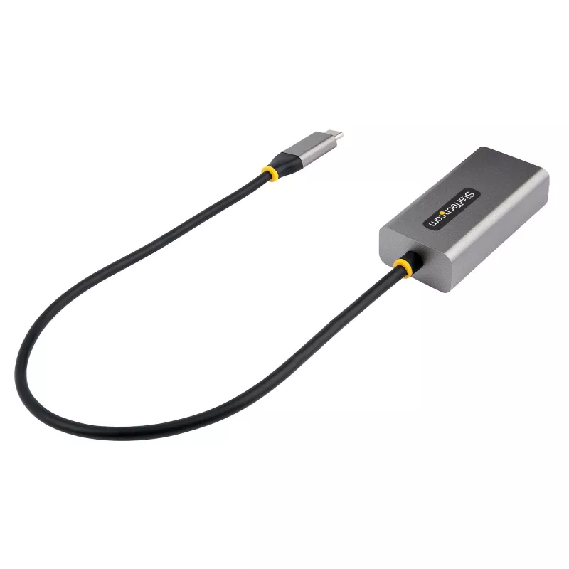 StarTech.com USB-C-zu-Ethernet-Adapter, USB 3.0 zu Gigabit Ethernet Netzwerkadapter – 10/100/1000 Mbit/s, USB-C-zu-RJ45-Ethernet-Adapter (GbE), 30 cm festes Kabel, treiberlose Installation