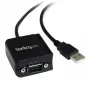 StarTech.com 2,5 m 1-Port FTDI USB-auf-Seriell-RS232-Adapterkabel mit optischer Isolation, USB-auf-RS232-Adapter – TAA