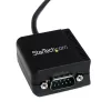 StarTech.com 2,5 m 1-Port FTDI USB-auf-Seriell-RS232-Adapterkabel mit optischer Isolation, USB-auf-RS232-Adapter – TAA