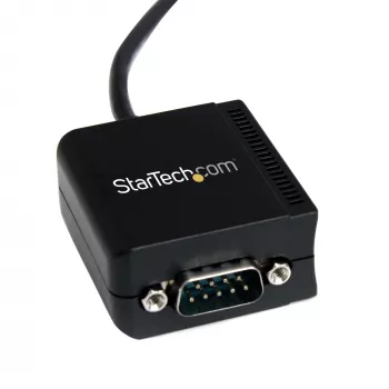 StarTech.com 2,5 m 1-Port FTDI USB-auf-Seriell-RS232-Adapterkabel mit optischer Isolation, USB-auf-RS232-Adapter – TAA