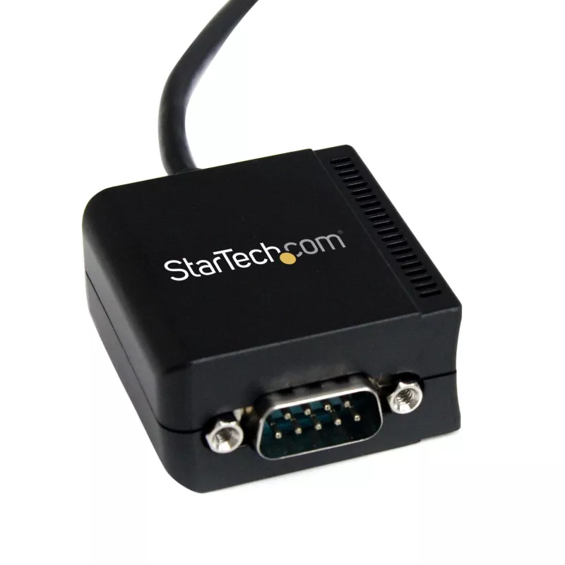 StarTech.com 2,5 m 1-Port FTDI USB-auf-Seriell-RS232-Adapterkabel mit optischer Isolation, USB-auf-RS232-Adapter – TAA