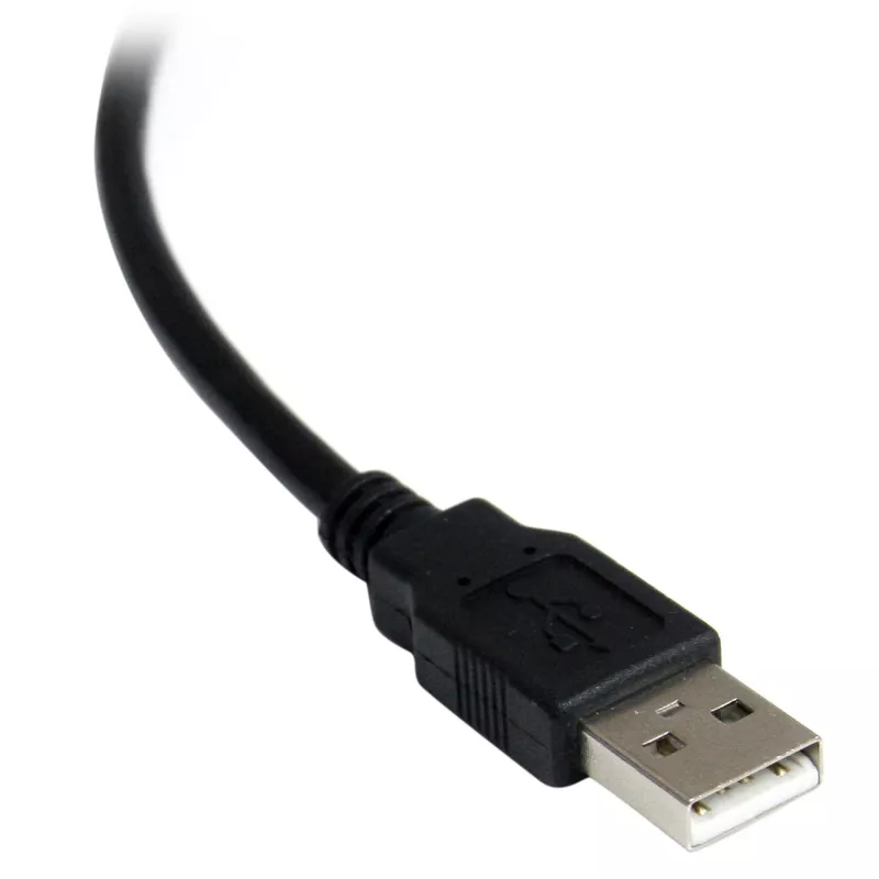 StarTech.com 2,5 m 1-Port FTDI USB-auf-Seriell-RS232-Adapterkabel mit optischer Isolation, USB-auf-RS232-Adapter – TAA