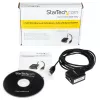 StarTech.com 2,5 m 1-Port FTDI USB-auf-Seriell-RS232-Adapterkabel mit optischer Isolation, USB-auf-RS232-Adapter – TAA