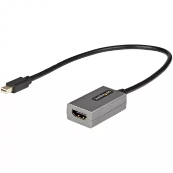StarTech.com Mini DisplayPort auf HDMI Adapter - mDP auf HDMI Adapter Dongle - 1080p - Mini DisplayPort 1.2 auf HDMI Monitor/Display - Mini DP auf HDMI Video Konverter - 30 cm langes angeschlossenes Kabel - Aktualisierte Version von MDP2HDMI