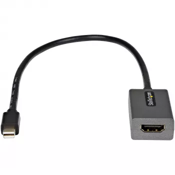 StarTech.com Mini DisplayPort auf HDMI Adapter - mDP auf HDMI Adapter Dongle - 1080p - Mini DisplayPort 1.2 auf HDMI Monitor/Display - Mini DP auf HDMI Video Konverter - 30 cm langes angeschlossenes Kabel - Aktualisierte Version von MDP2HDMI
