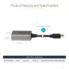 StarTech.com Mini DisplayPort auf HDMI Adapter - mDP auf HDMI Adapter Dongle - 1080p - Mini DisplayPort 1.2 auf HDMI Monitor/Display - Mini DP auf HDMI Video Konverter - 30 cm langes angeschlossenes Kabel - Aktualisierte Version von MDP2HDMI