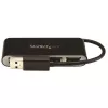 StarTech.com Tragbarer 4-Port USB 2.0 Hub mit integriertem Kabel