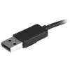 StarTech.com Tragbarer 4-Port USB 2.0 Hub mit integriertem Kabel
