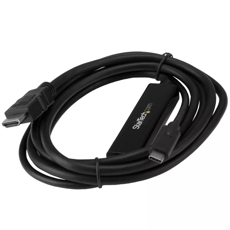 StarTech.com 6ft (2m) USB C zu HDMI Kabel - 4K 30Hz USB Typ-C zu HDMI Video Display Konverter - USB-C DP Alt Mode zu HDMI Monitor Adapterkabel - Thunderbolt kompatibel