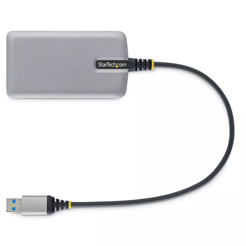 StarTech.com 4-Port USB-Hub – USB 3.0 5 Gbit/s, busbetrieben, USB-A auf 4x USB-A-Hub mit optionalem Hilfsstromeingang – tragbarer Desktop-/Laptop-USB-Hub, 30-cm-Kabel, USB-Erweiterungshub