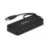 StarTech.com USB 3.0 Mini-Dock – Dual-Monitor-USB-A-Dockingstation mit DisplayPort 4K 60Hz Video & Gigabit Ethernet – 30 cm Kabel – Portabler USB-3.1-Gen-1-Typ-A-Laptop-Adapter