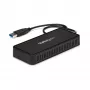 StarTech.com USB 3.0 Mini-Dock – Dual-Monitor-USB-A-Dockingstation mit DisplayPort 4K 60Hz Video & Gigabit Ethernet – 30 cm Kabel – Portabler USB-3.1-Gen-1-Typ-A-Laptop-Adapter