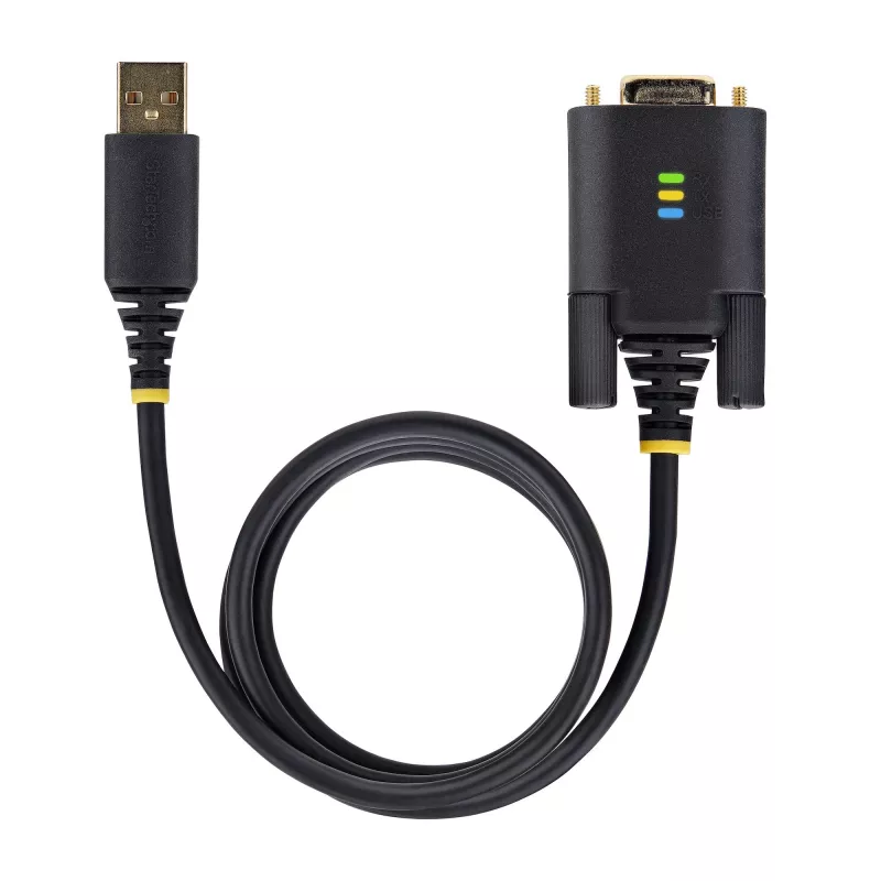 StarTech.com 3 m USB-auf-Seriell-Adapterkabel, COM-Erhalt, austauschbare Schrauben/Muttern, USB-A auf DB9 RS232, FTDI IC, ESD-Schutz, Windows/macOS/Linux