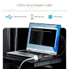 StarTech.com 3 m USB-auf-Seriell-Adapterkabel, COM-Erhalt, austauschbare Schrauben/Muttern, USB-A auf DB9 RS232, FTDI IC, ESD-Schutz, Windows/macOS/Linux