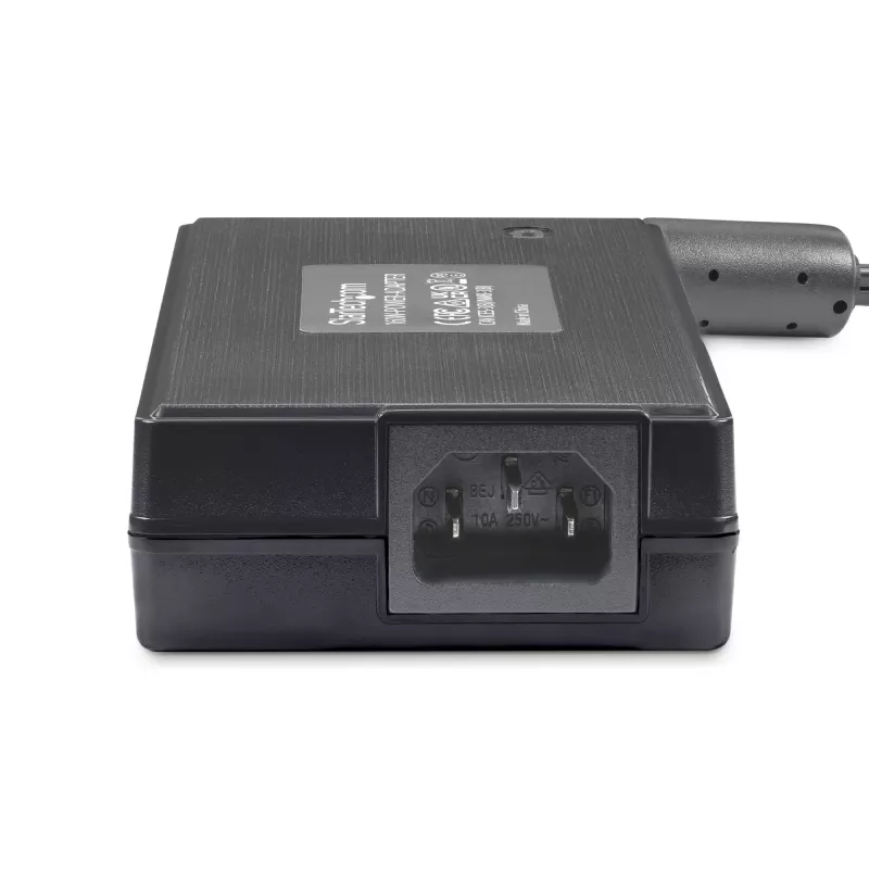 StarTech.com 160W Universal DC-Netzteil (24V/6,6A), 1,2m 2-Draht-Kabel, 2/3-Pin Klemmleisten, 100-240V AC/DC externes Netzteil für industrielle USB-Hubs, NA/UK/EU/ANZ